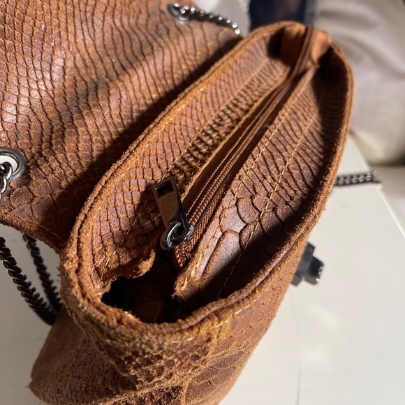 Brown Chain Strap Women Bag - Picture 4 of 9